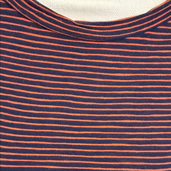 Old Navy Striped Short Sleeve Top with Ruffle Sleeves, Size XS - Picture 2 of 8